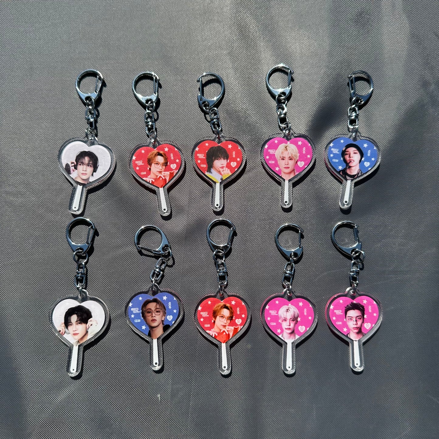 NCT Picket fan keychains