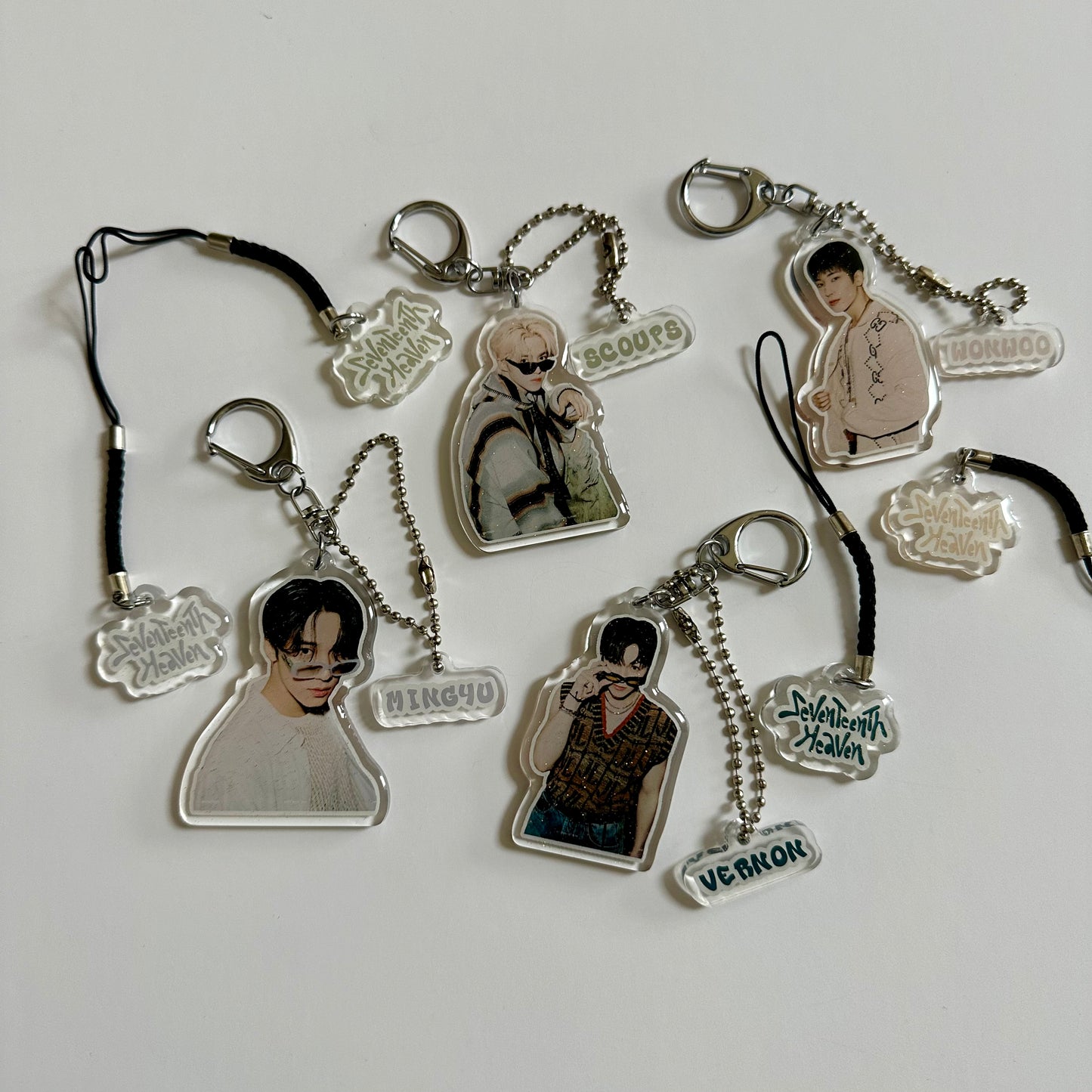 Kpop Seventeen Acrylic Keychains