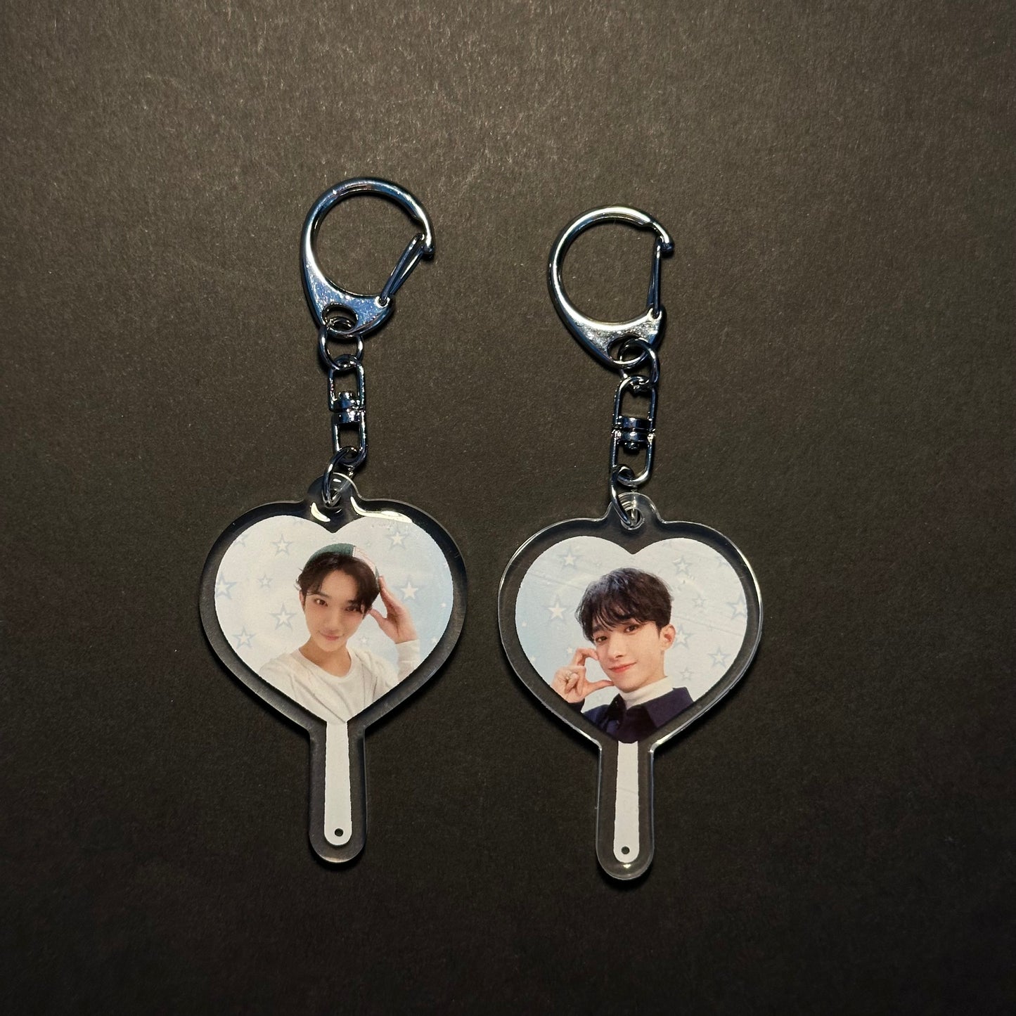 Seventeen picket fan keychains