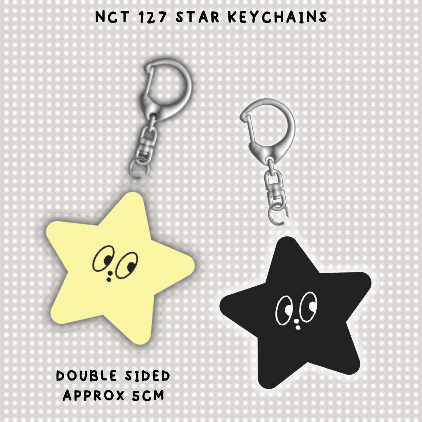 NCT 127 STAR KEYCHAINS
