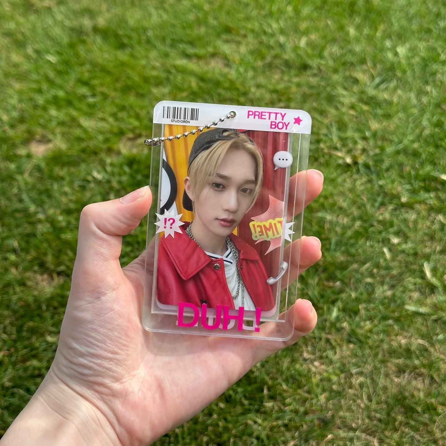 PREORDER P1HARMONY transparent acrylic photocard holder