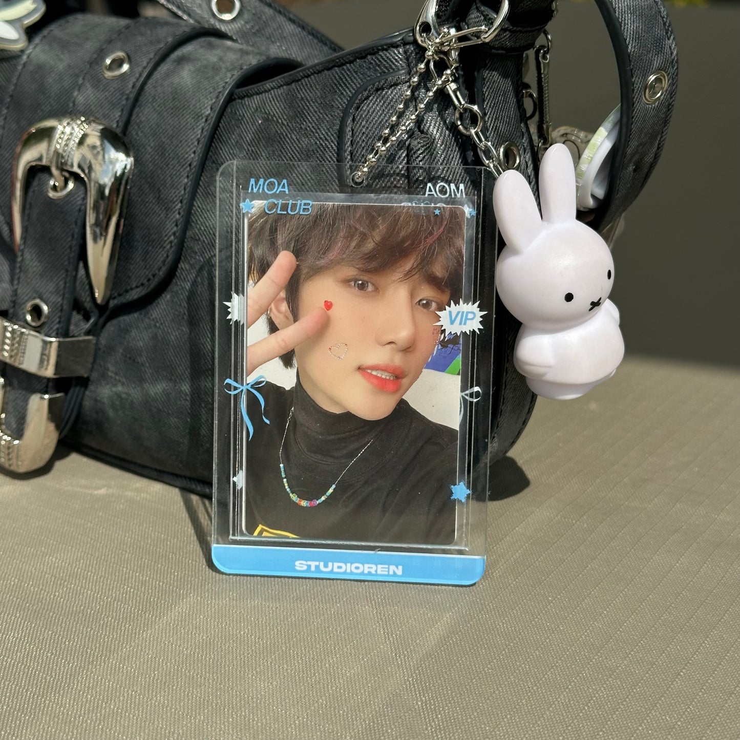 TXT double sided transparent acrylic photocard holder