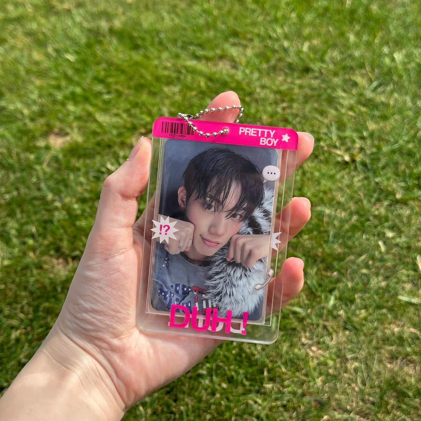 PREORDER P1HARMONY transparent acrylic photocard holder