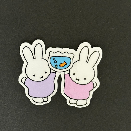 Miffy x fishy friends Vinyl Sticker