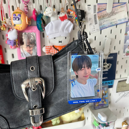 &team acrylic photocard holder (blue)