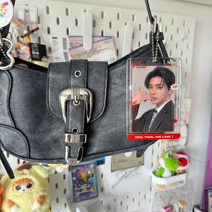&team acrylic photocard holder (red)