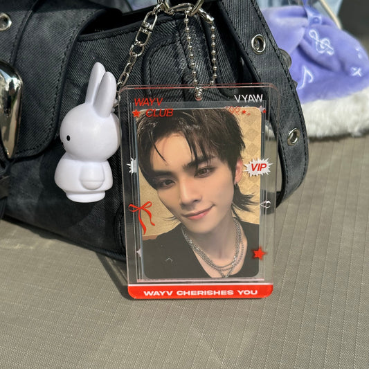 WAYV double sided transparent acrylic photocard holder