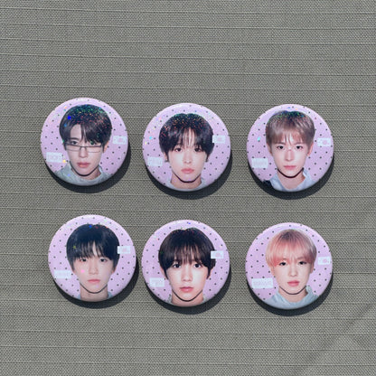 nct wish cupid glitter badges