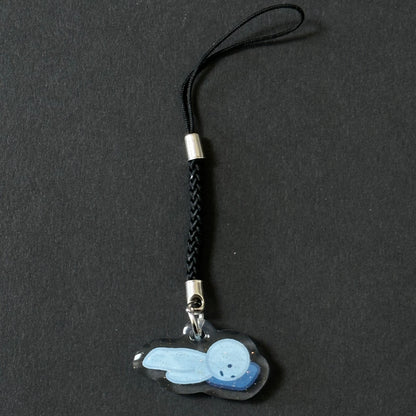 Smiski & miffy glittery phone charms / keychain