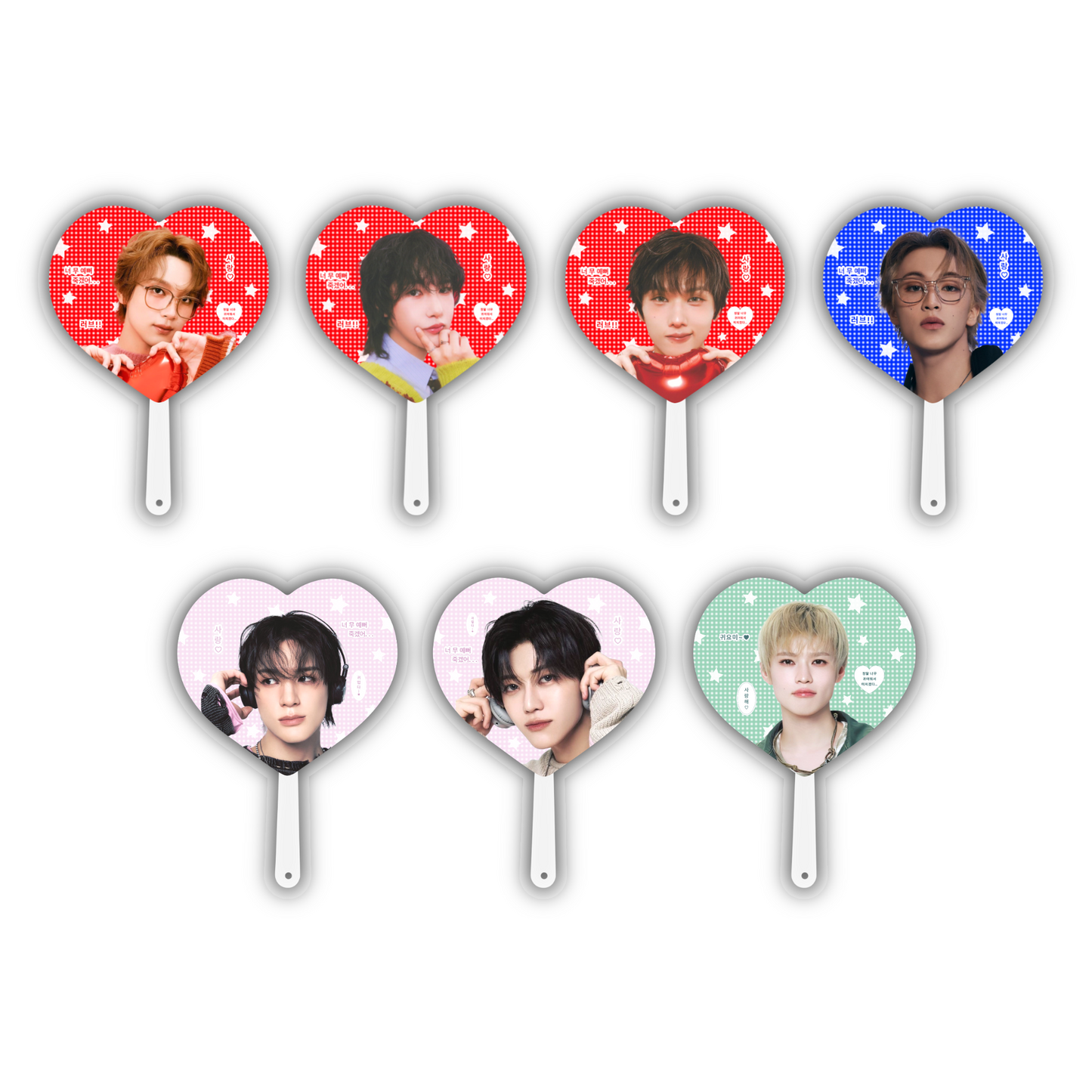 NCT Picket fan keychains