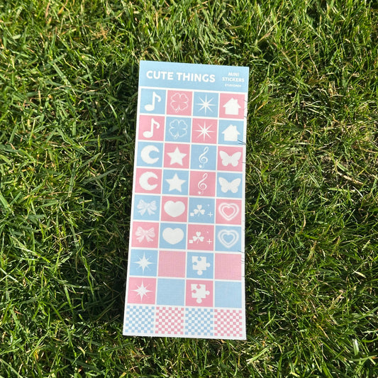 Cute things deco sticker sheet