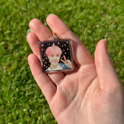Seventeen square doodle keychains [SALE]