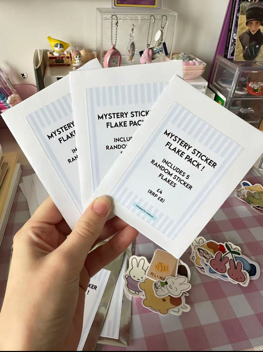 Mystery sticker flake pack