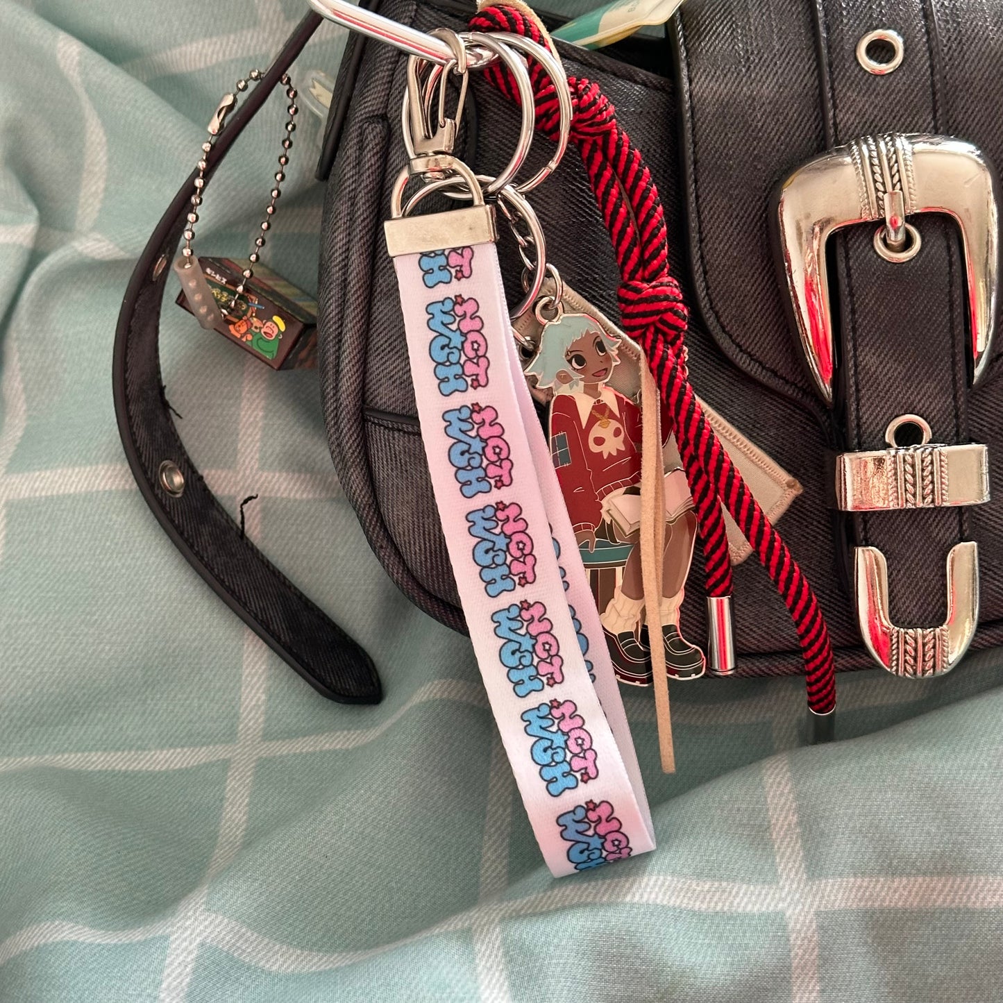 nct wish lanyard keychain
