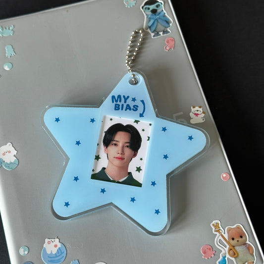 Star Acrylic Photo ID Holder