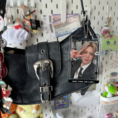 &team acrylic photocard holder (black)