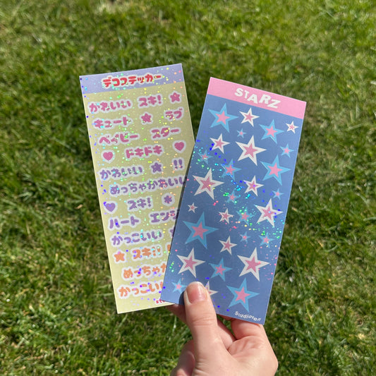 GLITTER DECO STICKER SHEETS