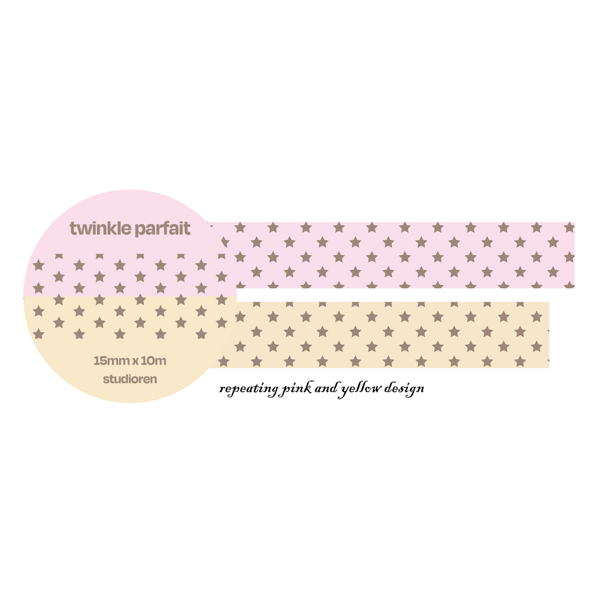 twinkle parfait washi tape [preorder]