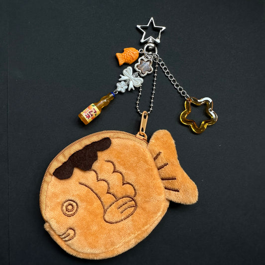 Japanese taiyaki coin pouch trinket  keychain