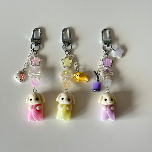Sylvanian family handmade keychains
