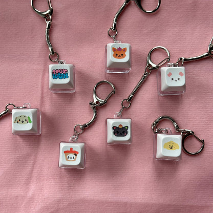 nct wish keycap keychains