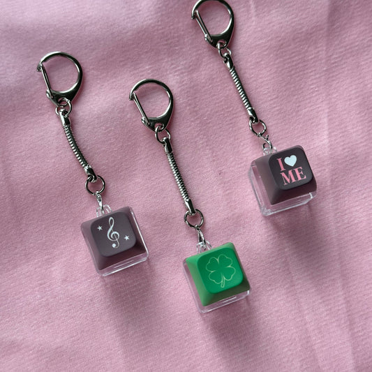 cute keycap keychains