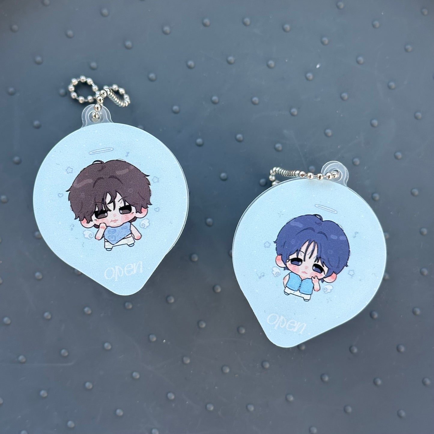 nct wish pudding pot keychains