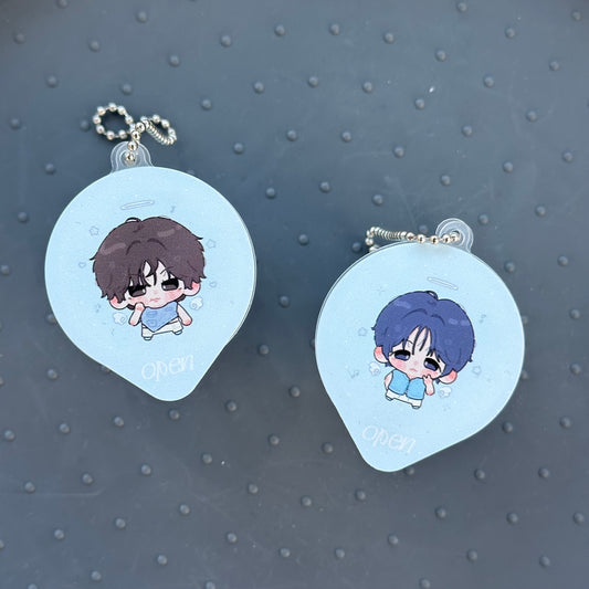 nct wish pudding pot keychains