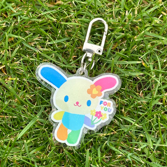 Usahana Epoxy Glitter Keychain