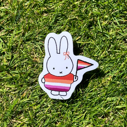 Pride Bunny Sticker Flakes