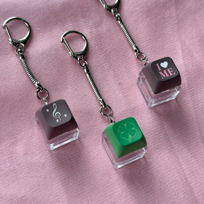 Keycap keychains