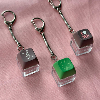 Keycap keychains