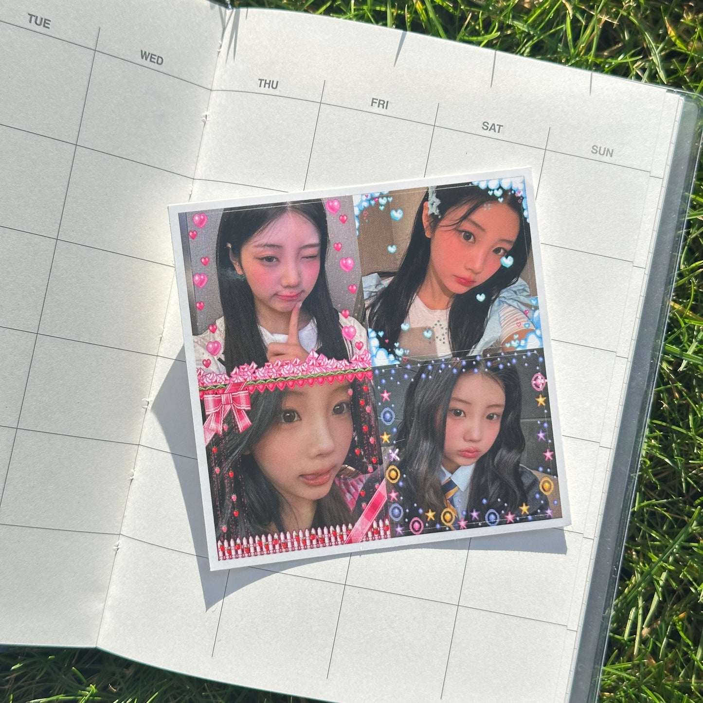 illit purikura sticker sheets