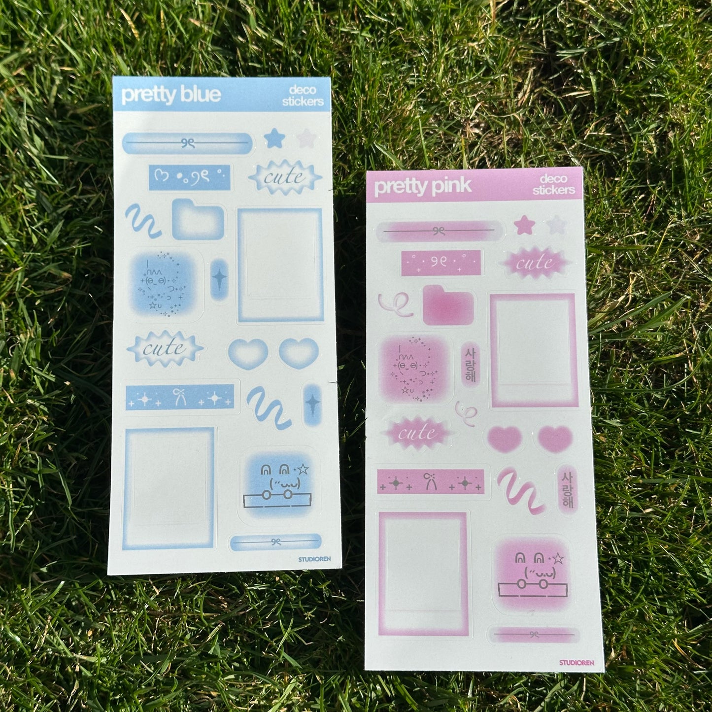 Korean deco sticker sheet