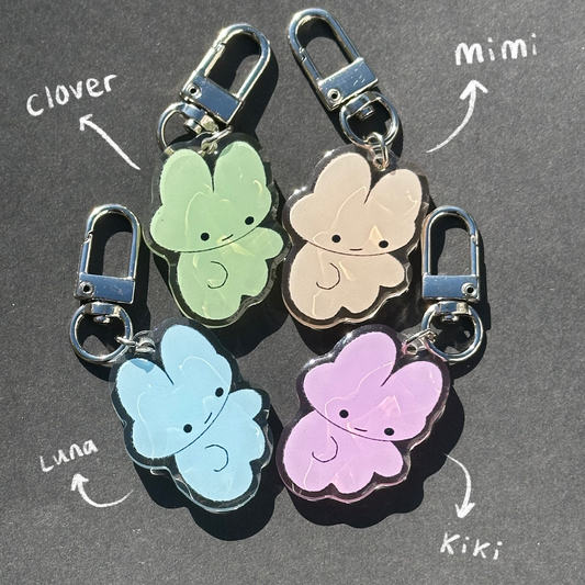 Jelly OC Bunny Keychains