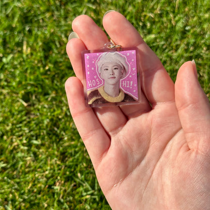 Seventeen square doodle keychains [SALE]