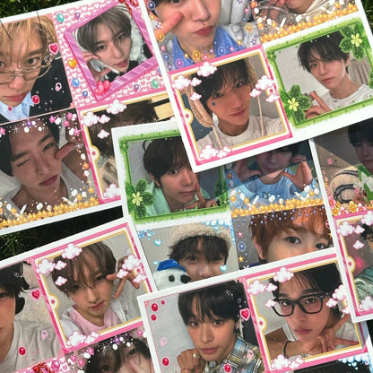 nct wish purikura sticker sheets