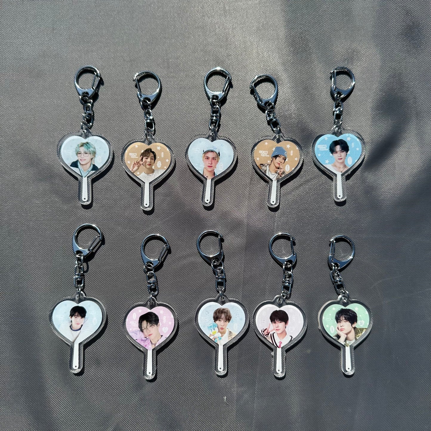 NCT Picket fan keychains