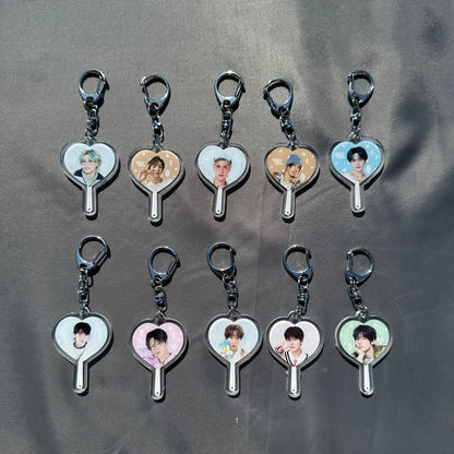 NCT Picket fan keychains