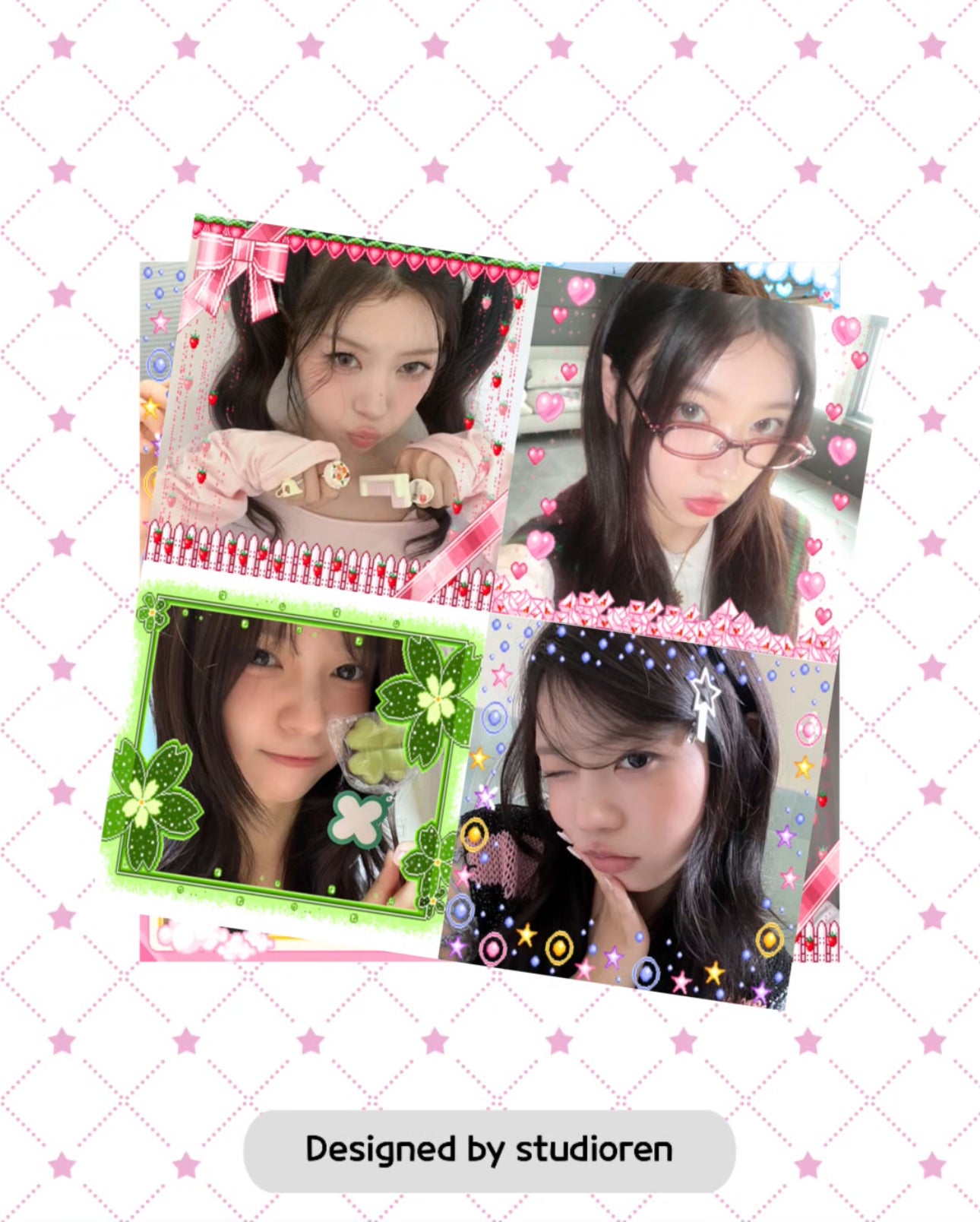 illit purikura sticker sheets