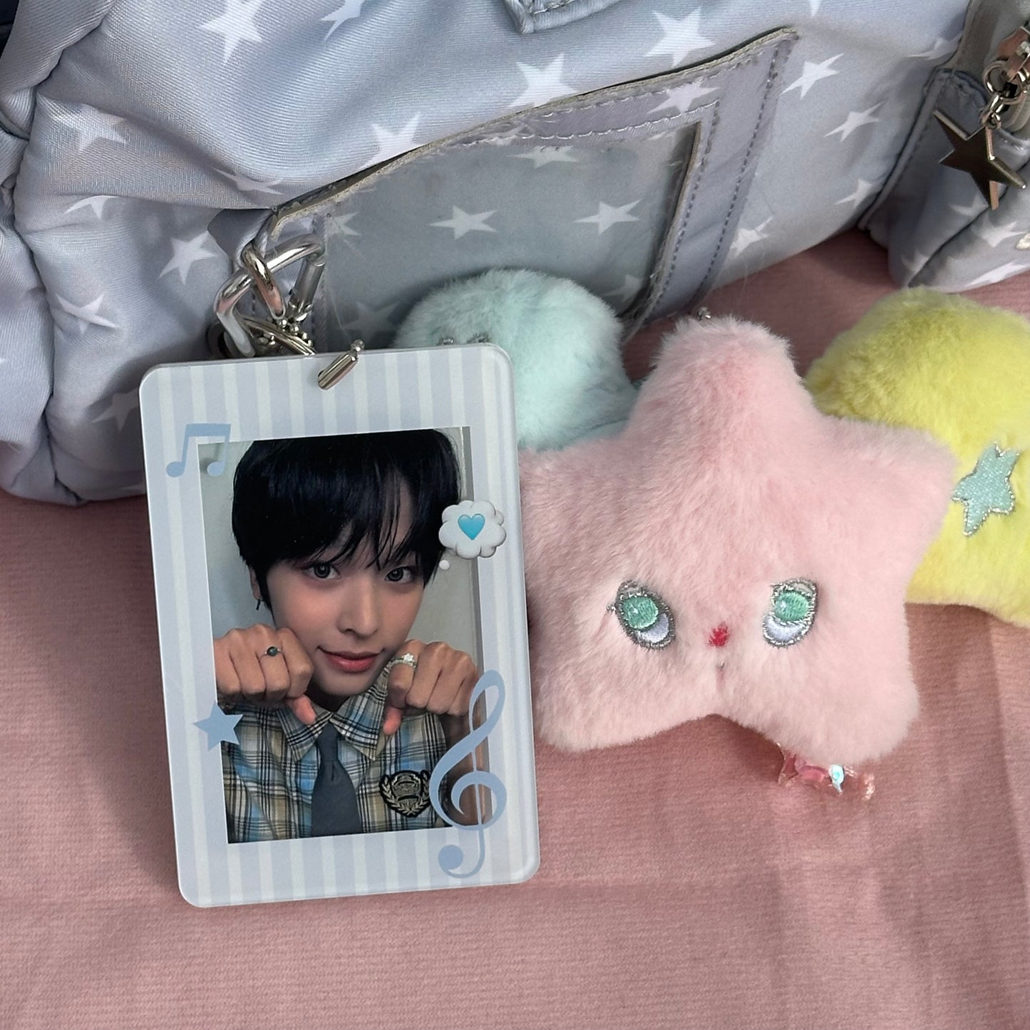 baby blue photocard holder