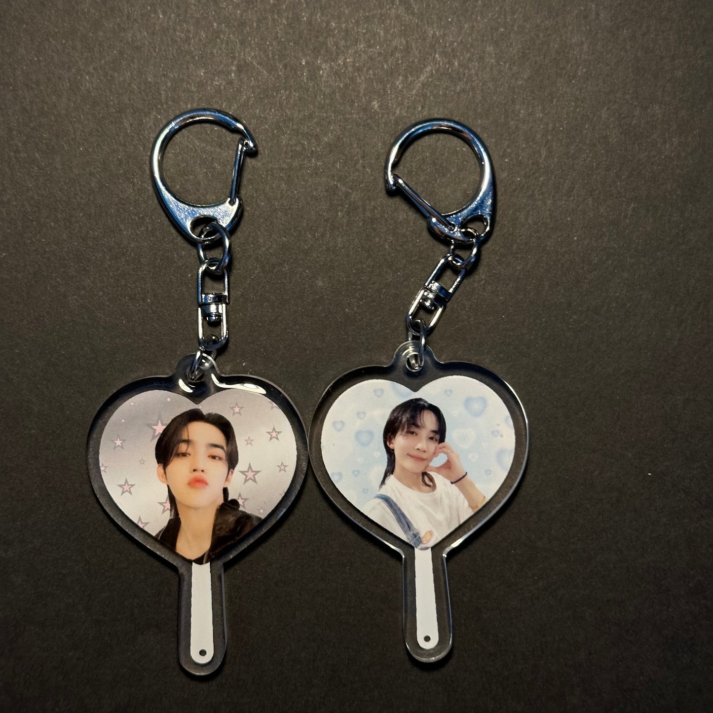 Seventeen picket fan keychains