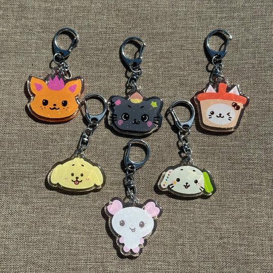 nct wish character keychains