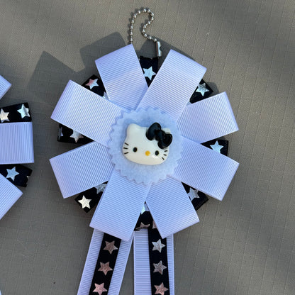 handmade hello kitty rosettes