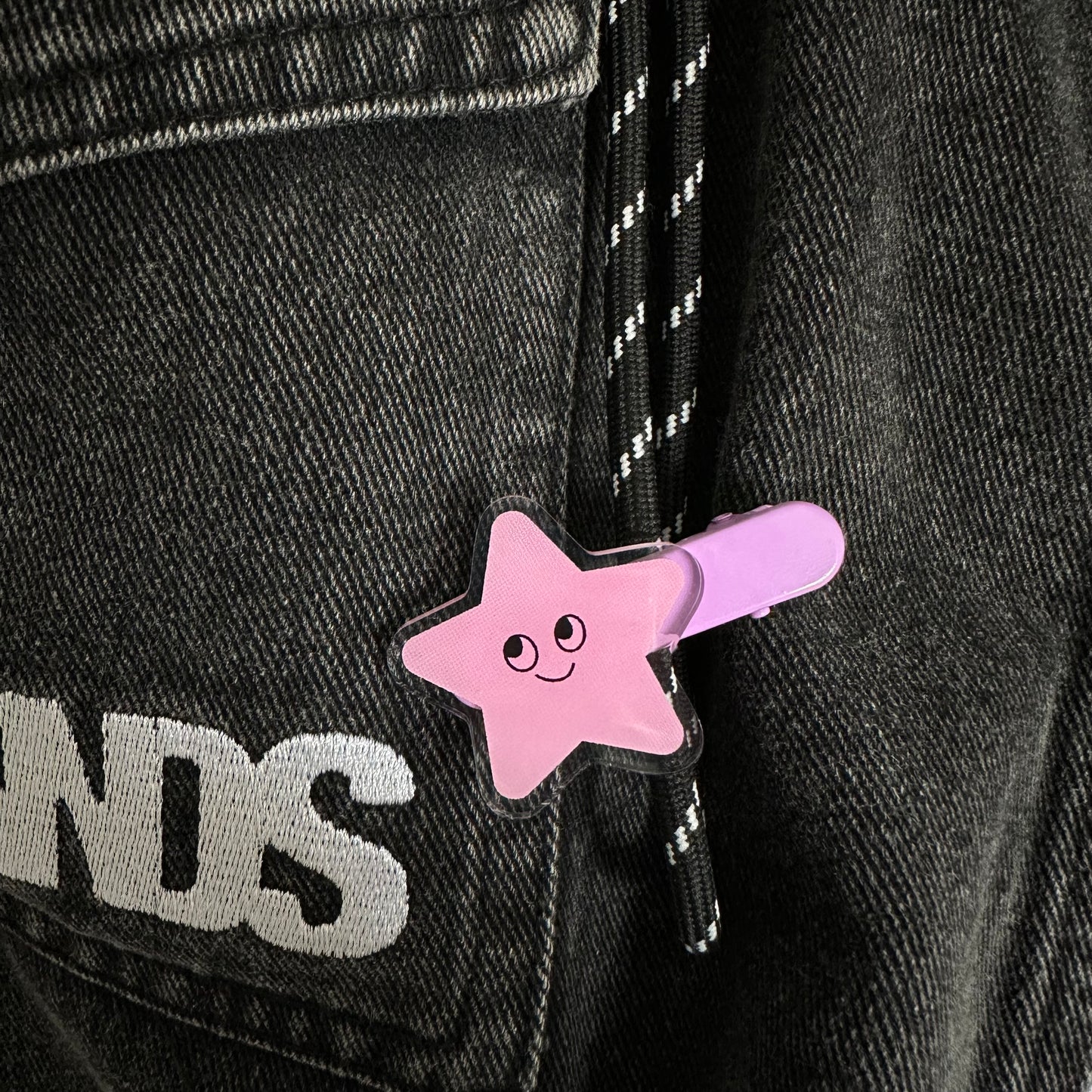 PREORDER nct 127 pink starfish hairclips