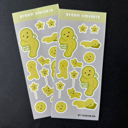 Smiski sticker sheet