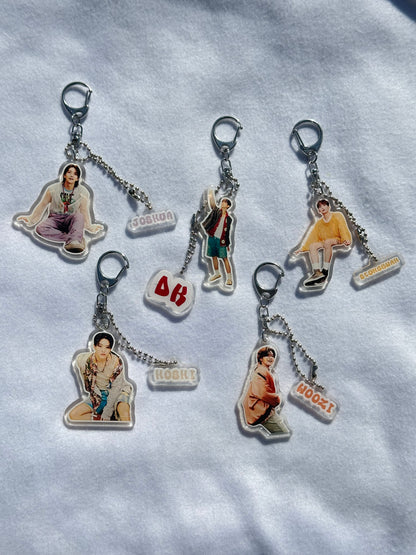 Seventeen glitter keychains [SALE]