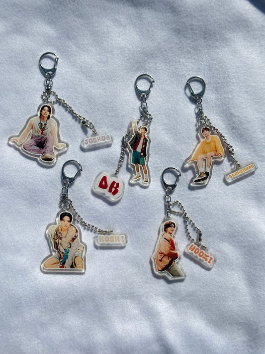 Kpop Seventeen Acrylic Keychains