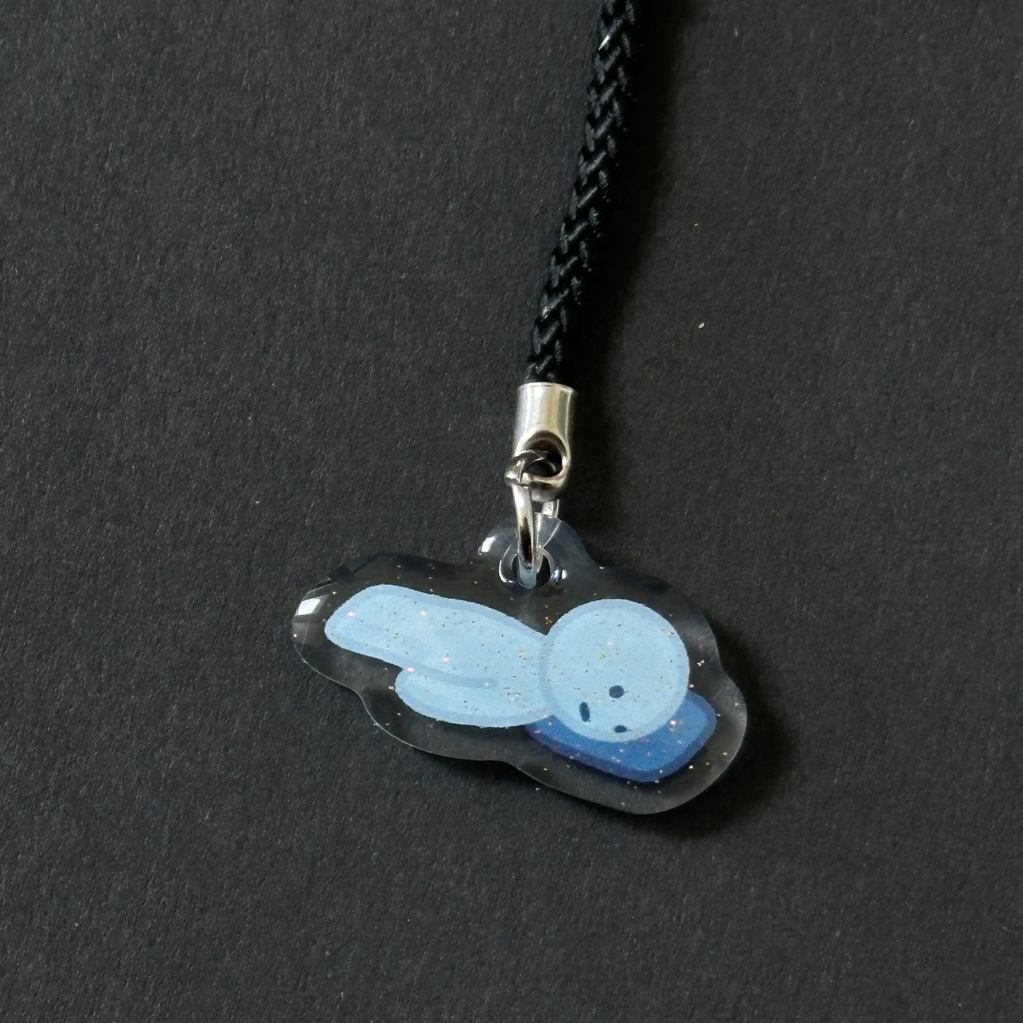 Smiski & miffy glittery phone charms / keychain
