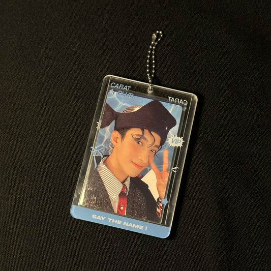 Carat double sided transparent acrylic photocard holder